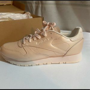 Reebok rose gold sneakers